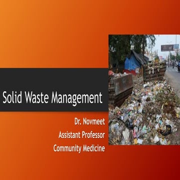 Solid waste management
