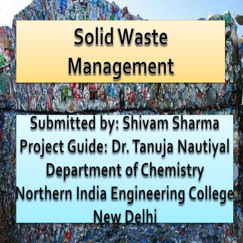 Solid Waste Management 