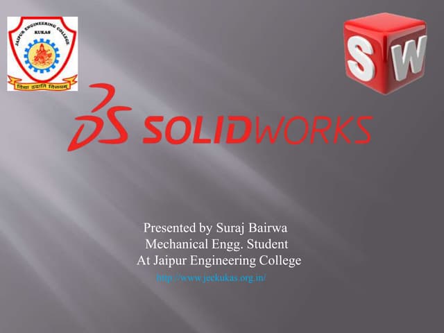 Solidworks ppt | PPTX