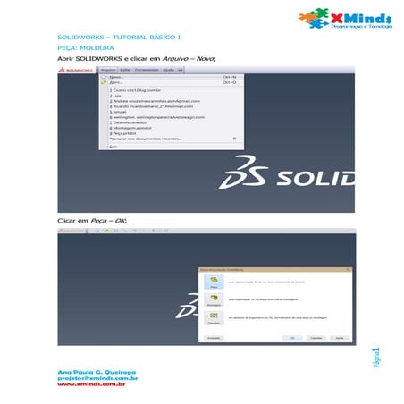 Tutorial Básico - Solidworks I | PDF