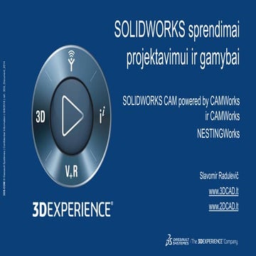 SOLIDWORKS CAM ir NESTINGWorks | PDF