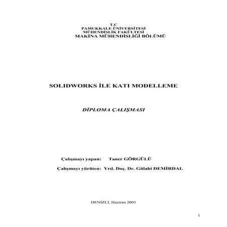 Solid works türkçe kitap