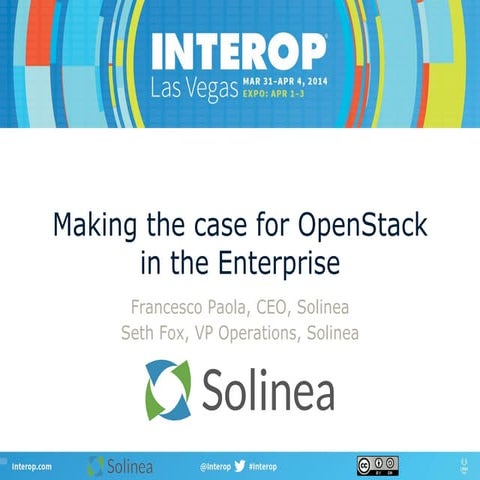 OpenStack in the Enterprise - Interop Las Vegas 2014