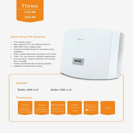 Solis 30kw 3Phase