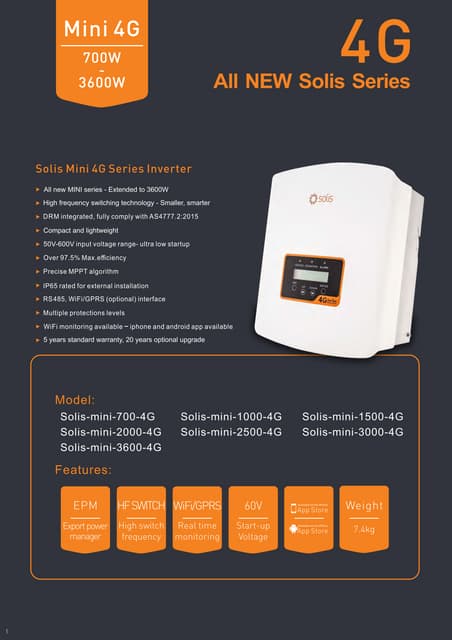 Solar Edge 3 Phase Inverter Datasheet | PDF | Home Appliances | Home ...