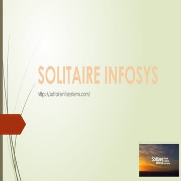 "Web Development Excellence with Solitaire Infosys