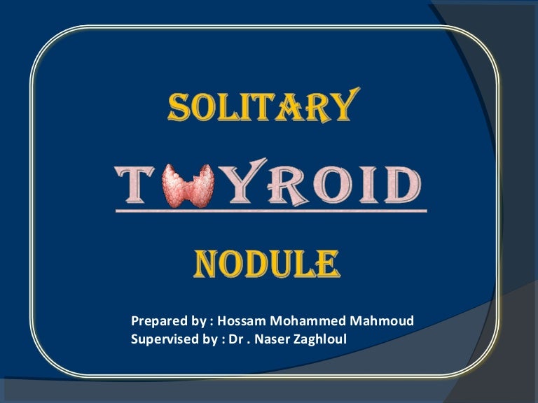 Colloid thyroid nodule with calcium