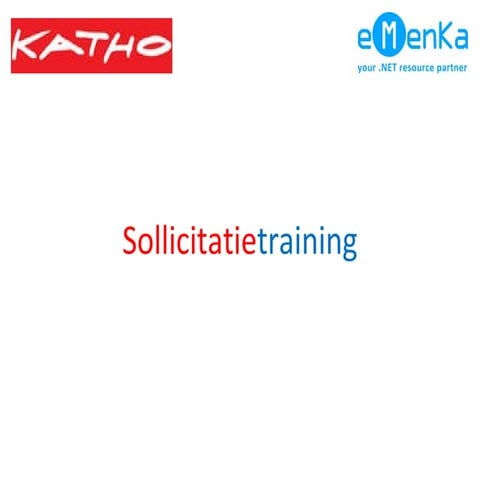 Sollicitatietraining voor schoolverlaters