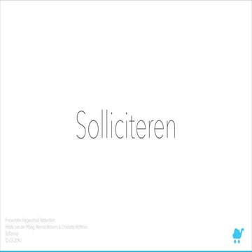 Solliciteren by SEOshop