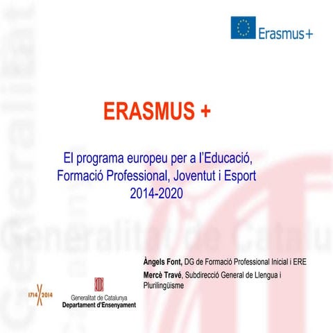 Sol·licitud erasmus+
