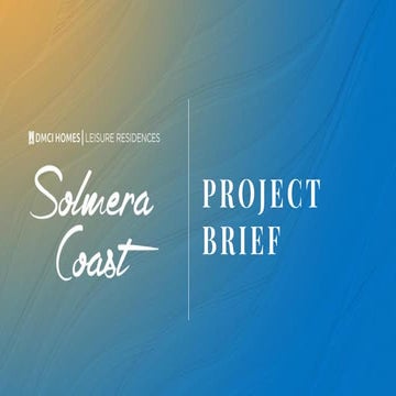SOLMERA COAST PROJECT BRIEF