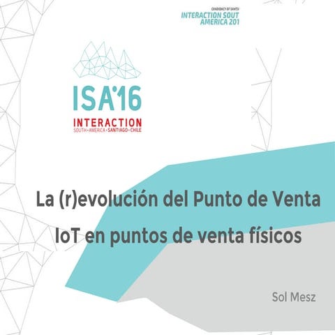 La (r)evolucion del punto de venta - IoT en Retail
