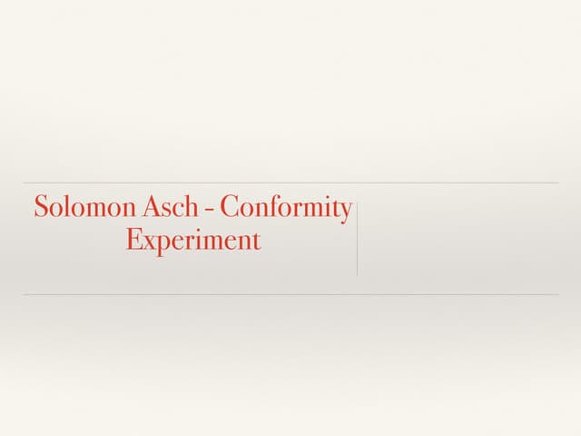 Conformity | PPTX