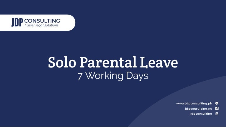 Solo Parental Leave