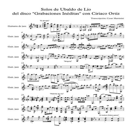 Solos de ubaldo de lío solos PDF
