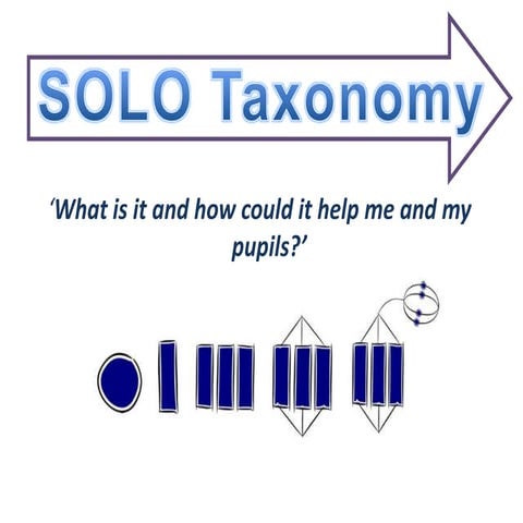 The Compton ASE TeachMeet - SOLO Taxonomy