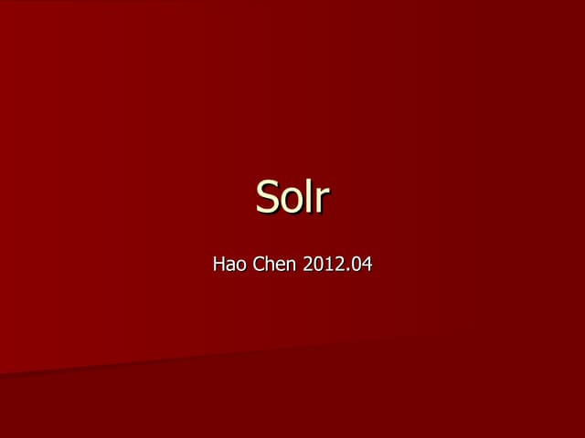 Solr - 