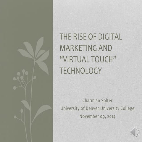 Digital Marketing and 