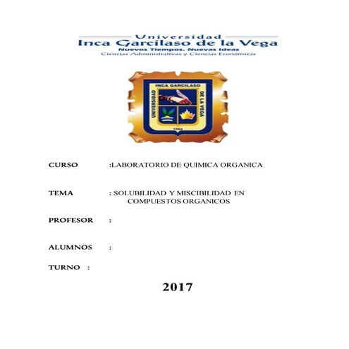 Solubilidad y miscibilidad