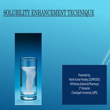 solubility enhancement technique presentation.pptx