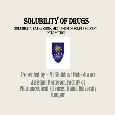 Introduction of solubilty, solubility expression, solute solvent interaction.pdf