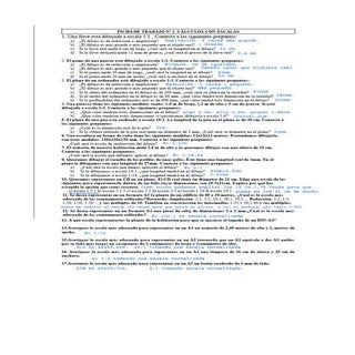 Soluciones actividades escalas