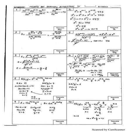 Solución del modelo iv de la 1 a la 40