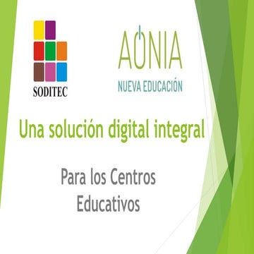 Solución digital integral soditec aonia