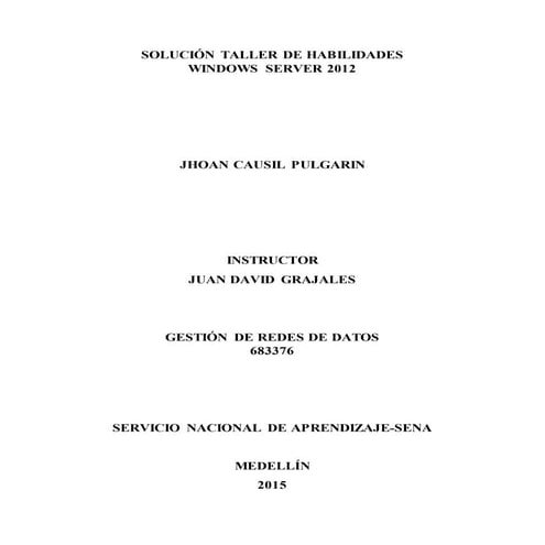 Taller de habilidades-Windows Server 2012