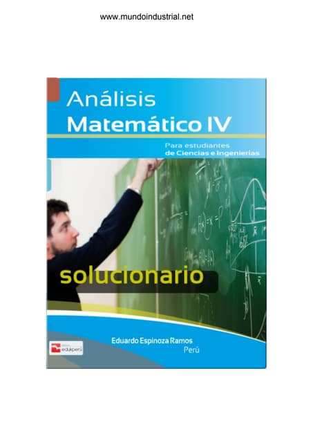 Solucionario analisis matematico iv