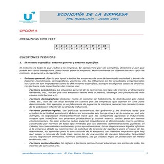 Examen resuelto PAU Andalucía Econo...