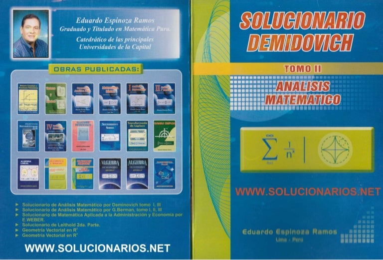 Descargar Solucionario Demidovich Pdf Creator