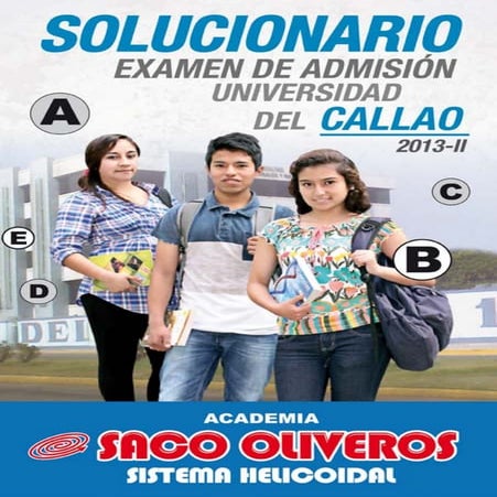 Solucionario UNAC  2013-ii