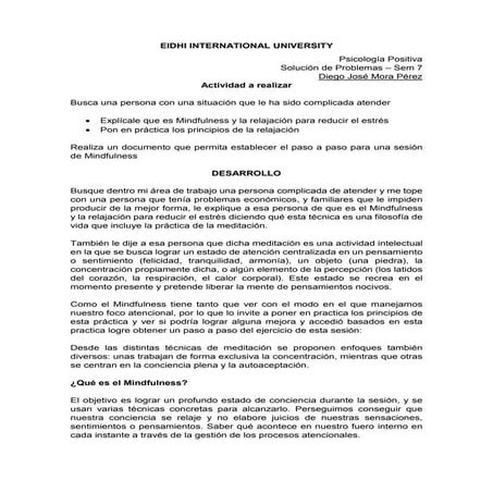 Solucion de problemas sem 7