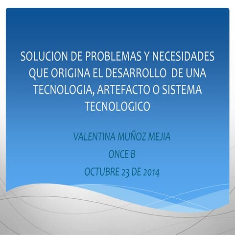 Solucion de problemas que originan las nuevas tecnologias