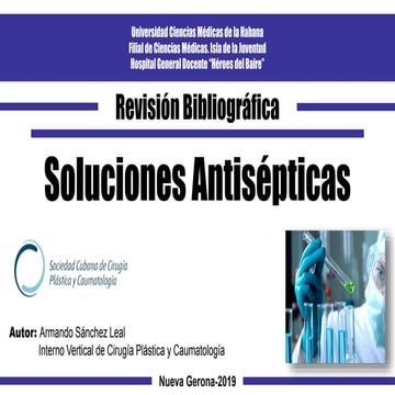 Soluciones antisepticas final