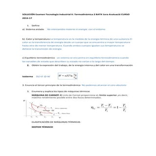 Solucion examen termodinamica