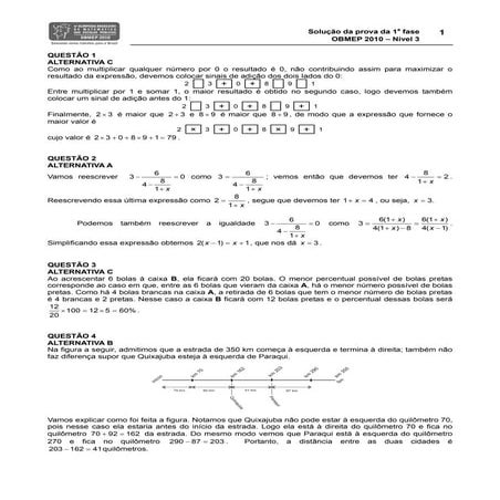 OBMEP-2010-Solução da Prova