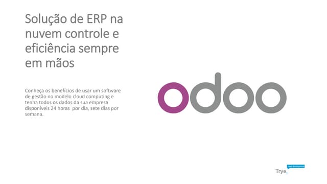 Solução de erp na nuvem controle e eficiência sempre em mãos