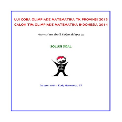 Solusi uji coba osp 2013