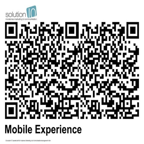 Solution 10 mobile experience_110411