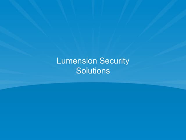 Lumension Security Solutions