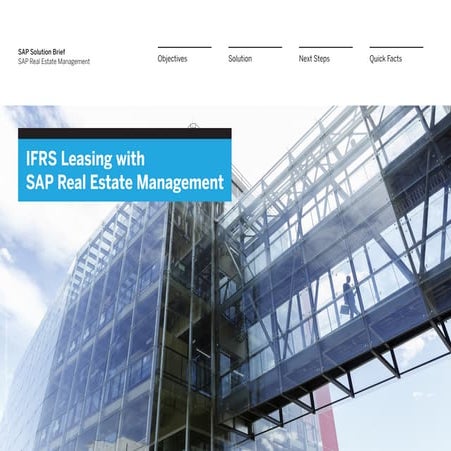IFRS 16 Leasing with SAP Real Estate Management