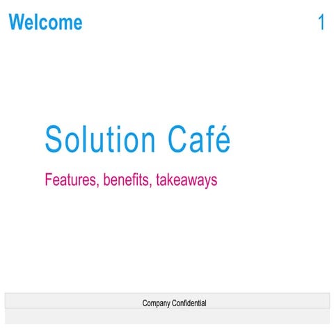 Solution Cafe Details