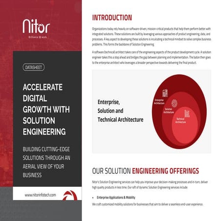 Solution engineering services   nitor infotech