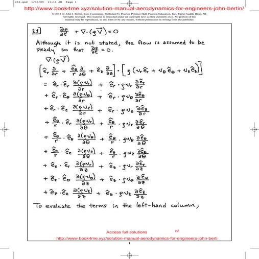 Solutions manual for fundamentals of aerodynamics 6th edition by ...