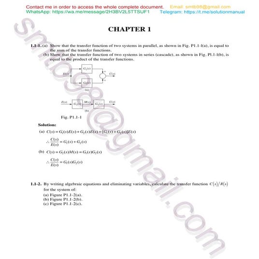 Answers to Problems for Digital Control System Analysis & Design 4th Edition ...
