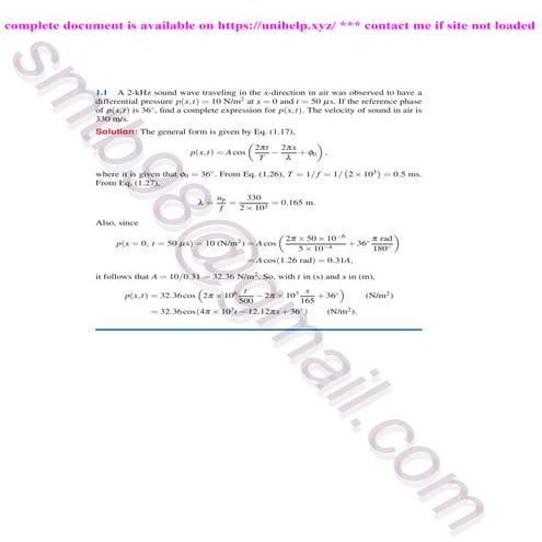 Solutions for Problems in Fundamentals of Applied Electromagnetics, 8th Globa...