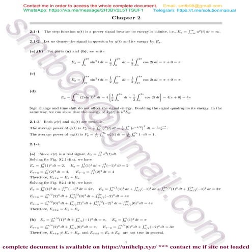 Solutions for Problems in Modern Digital and Analog Communication Systems, 5t...