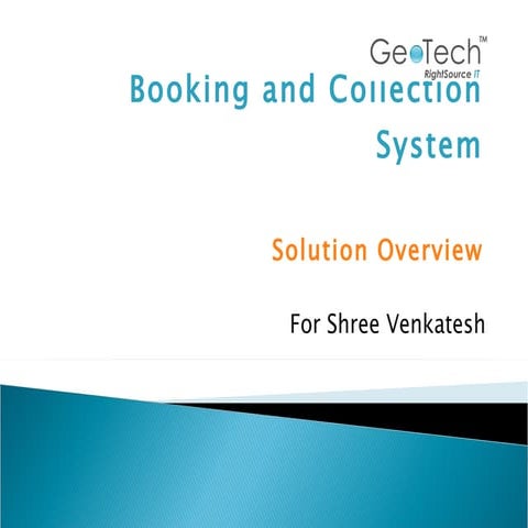 Booking and Collection system